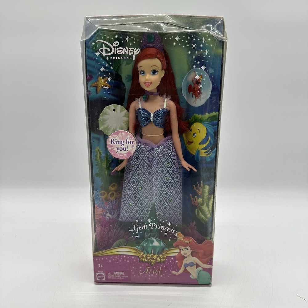 2006 Disney Princess Barbie Doll G7932 Ariel Ring for You Little Mermaid K6924